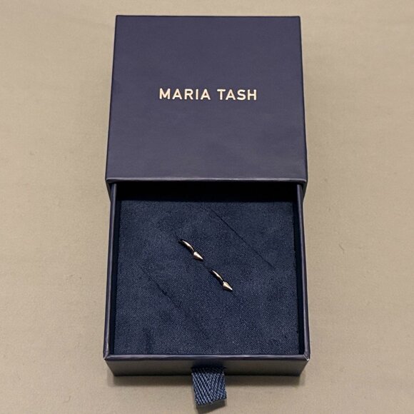 MARIA TASH RG Short Spike Hoop Earring 6.5mm - Picture 6 of 6